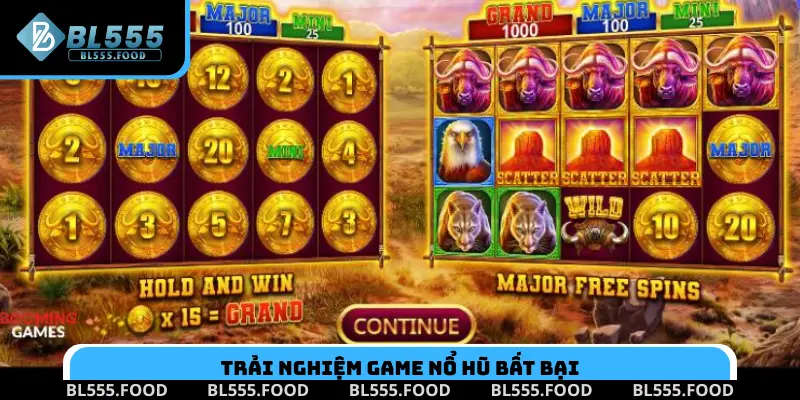 Slot Game Buffalo Win - Khám Phá Chủ Đề Đồng Cỏ Hoang Dã - Slotnora69